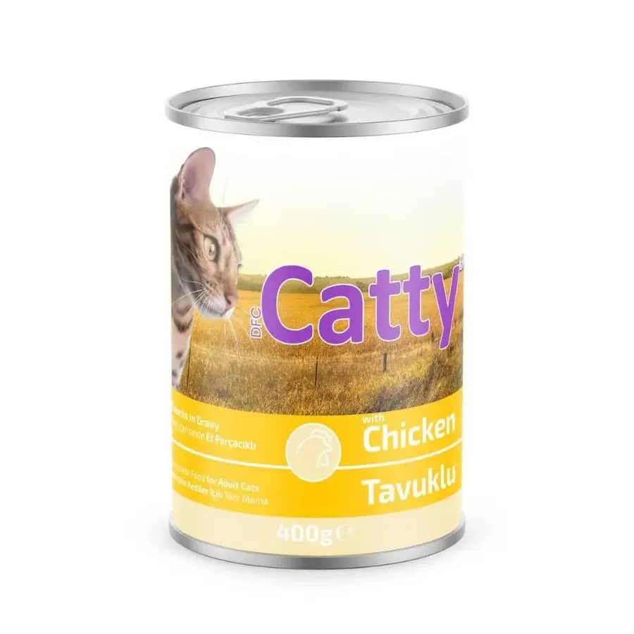 Catty Sos İçinde Tavuk Etli Kedi Konservesi